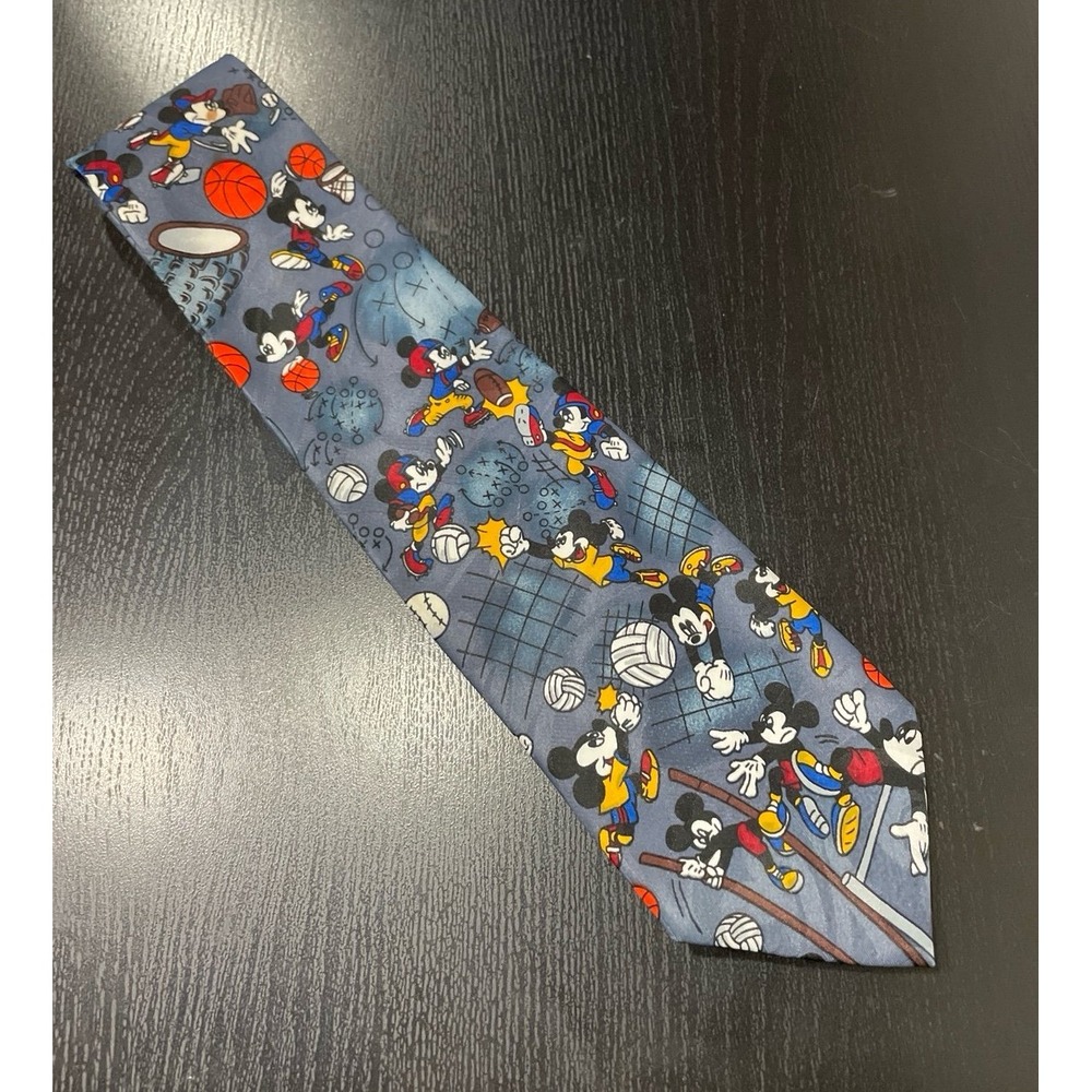 Disney Mickey Mouse Sports Athletic men's novelty Neck Tie - Picture 4 of 5